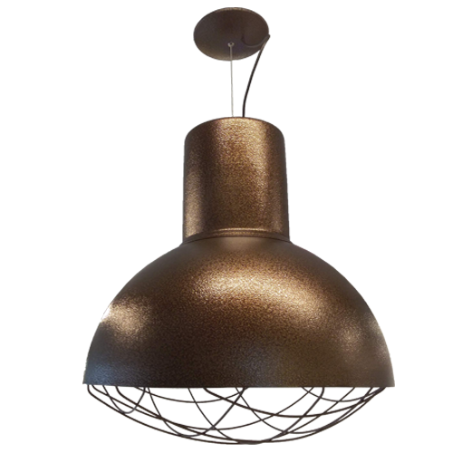 COLGANTE MEDIA ESFERA 55cm C/CAPUCHON Y REJA 306/ ER